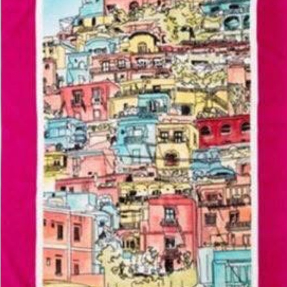 NWT Chloe + Isabel positano Amalfi coast Italy  oversized beach Towel $50